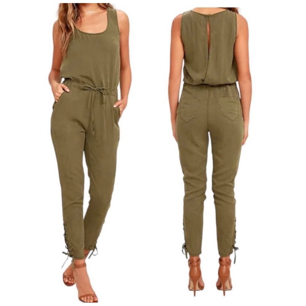 Pistola Ysabel Olive  Green Jumpsuit M